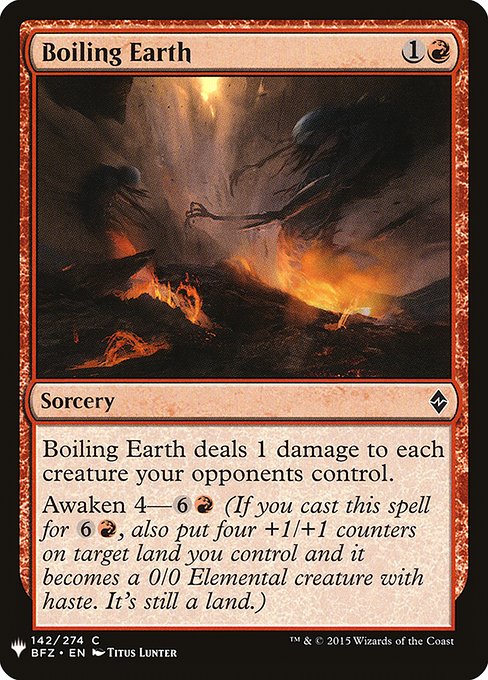 Boiling Earth [Mystery Booster #0866] (BFZ-C)