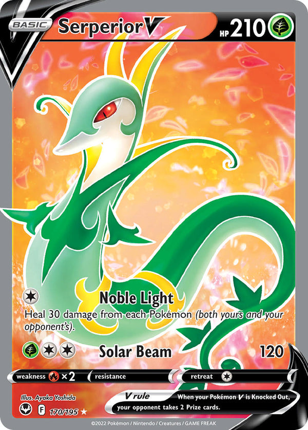 Serperior V (Full Art) - 170/195 (SWSH12) Ultra Rare - Near Mint Holofoil