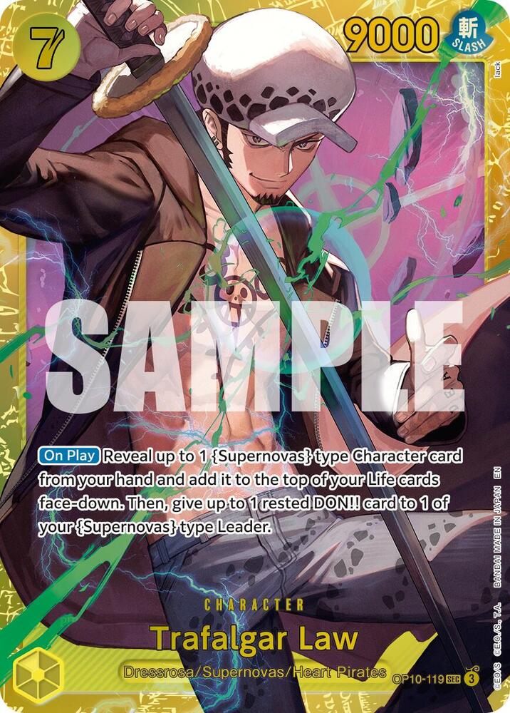 Trafalgar Law (OP10-119 SR)(Reprint)