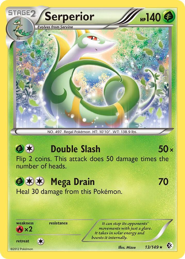 Serperior - 013/149 (BCR) rare - Near Mint Holofoil