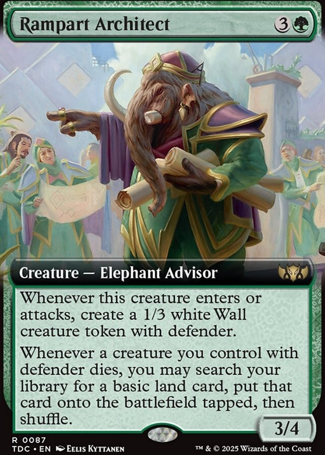 Rampart Architect [ #0087 Extended Art ] (TDC-R)
