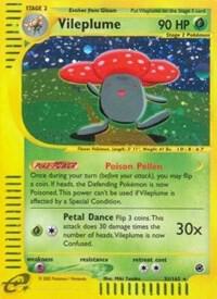 Vileplume - 031/165 (EX) Holo Rare - Heavy Play Holofoil