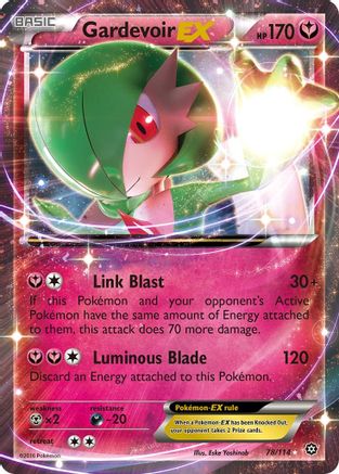 Gardevoir EX - 78/114 (STS) Ultra Rare - Near Mint Holofoil
