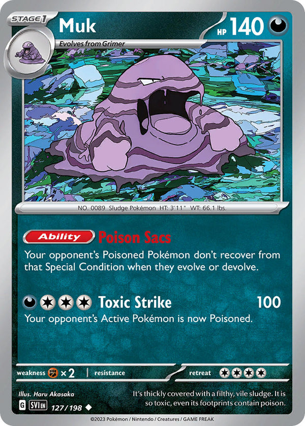 Muk - 127/198 (SV1) Uncommon - Near Mint