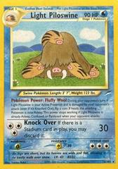 Light Piloswine - 026/105 (N4) Rare - Damaged Normal