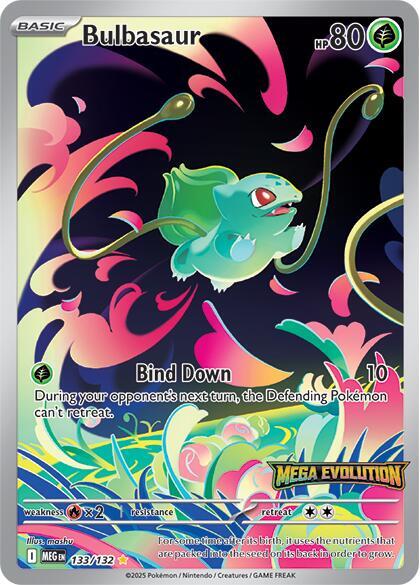 Bulbasaur (Mega Evolution) - 133/132 (MEG) Illustration Rare