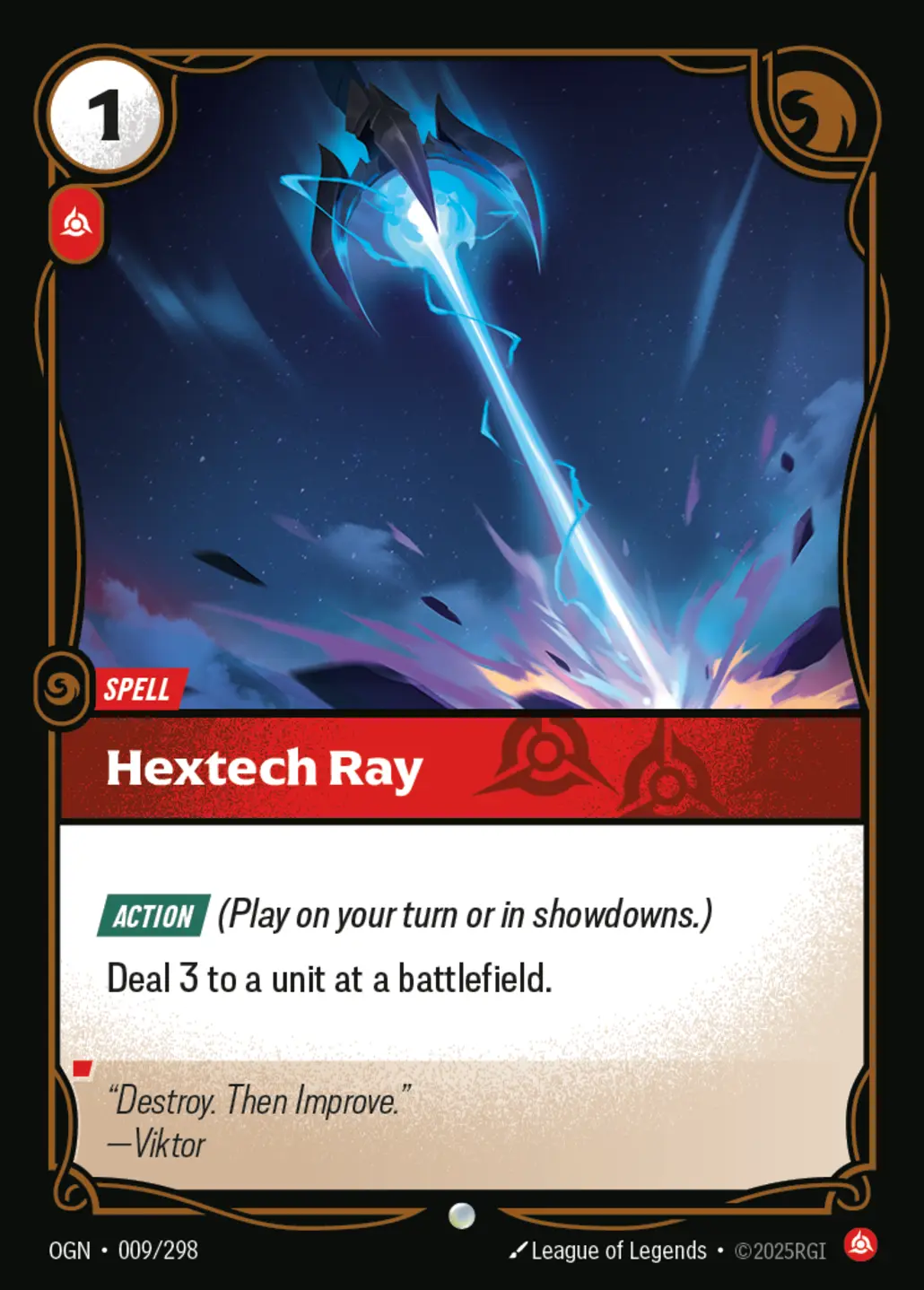 Hextech Ray - 009/298 (OGN) Common