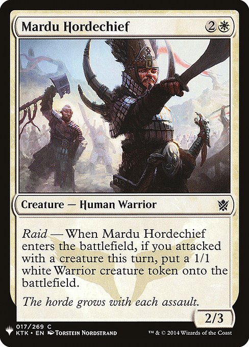 Mardu Hordechief [Mystery Booster #0172] (KTK-C)