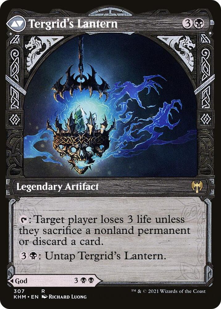 Tergrid, God of Fright // Tergrid's Lantern [Showcase #307] (KHM-R) Light Play