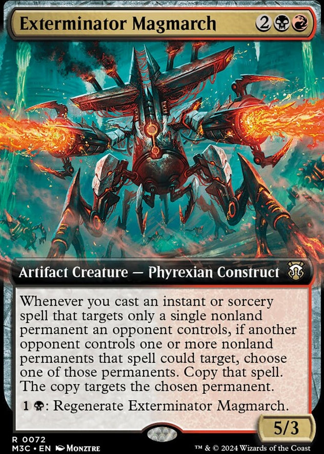 Exterminator Magmarch [#0072 Extended Art Ripple Foil] (M3C-R)