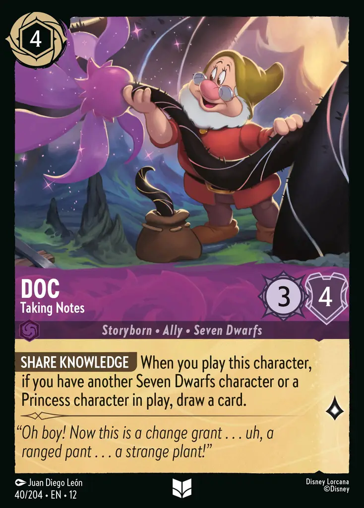 Doc - Taking Notes (Wilds Unknown 040/204) Uncommon