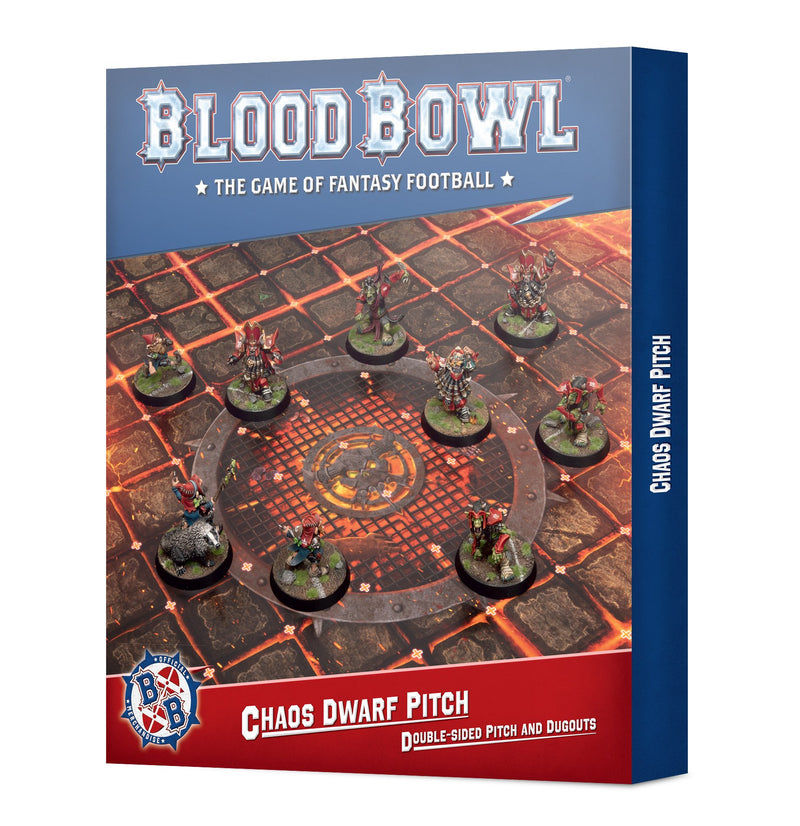 Blood Bowl: Second Season Edition - Pitch and Dugout Set: Chaos Dwarf