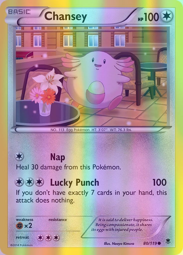 Chansey - 080/119 (PHF) Common - Near Mint Reverse Holofoil