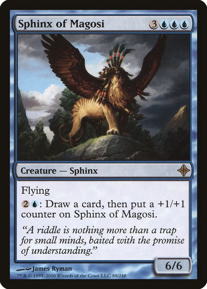 Sphinx of Magosi (ROE-R-FOIL) Damaged