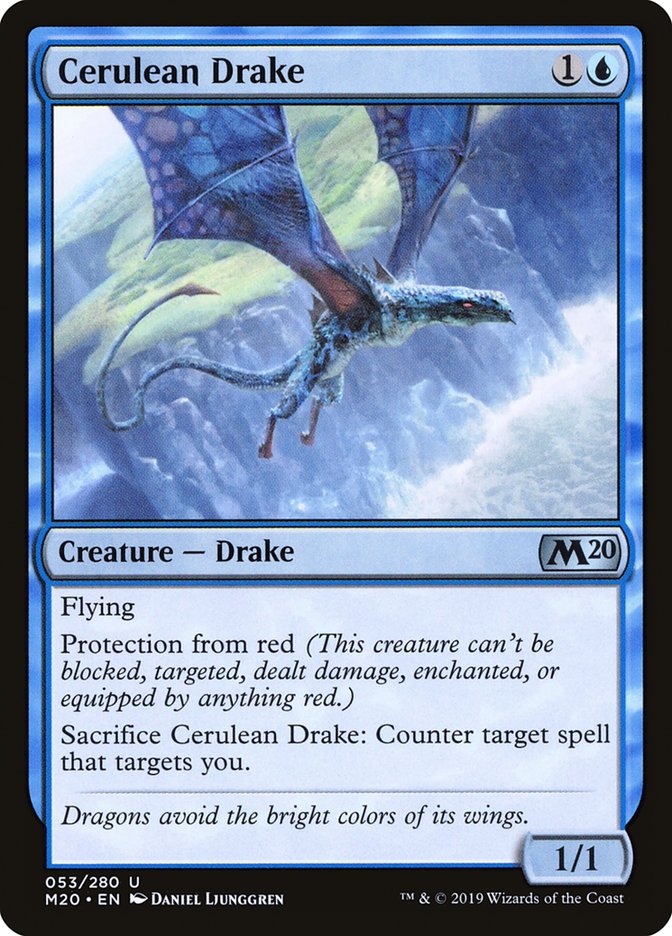 Cerulean Drake (M20-U-FOIL)