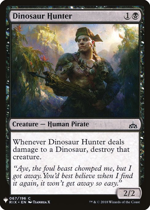 Dinosaur Hunter [Mystery Booster #0627] (RIX-C)