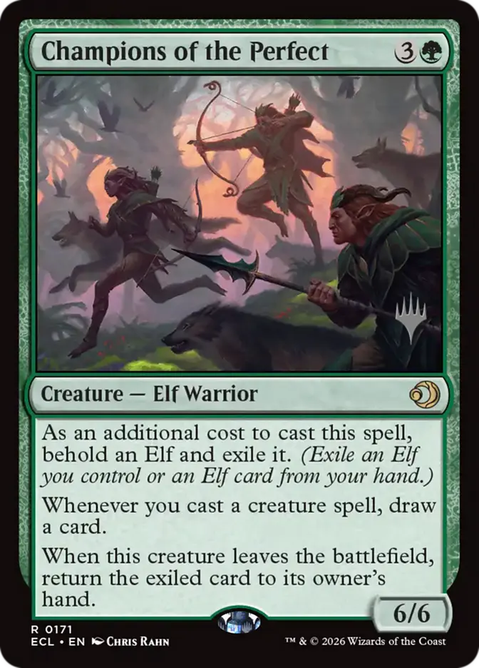 Champions of the Perfect [ #0171 ] (ECL-R) Promo Pack Near Mint