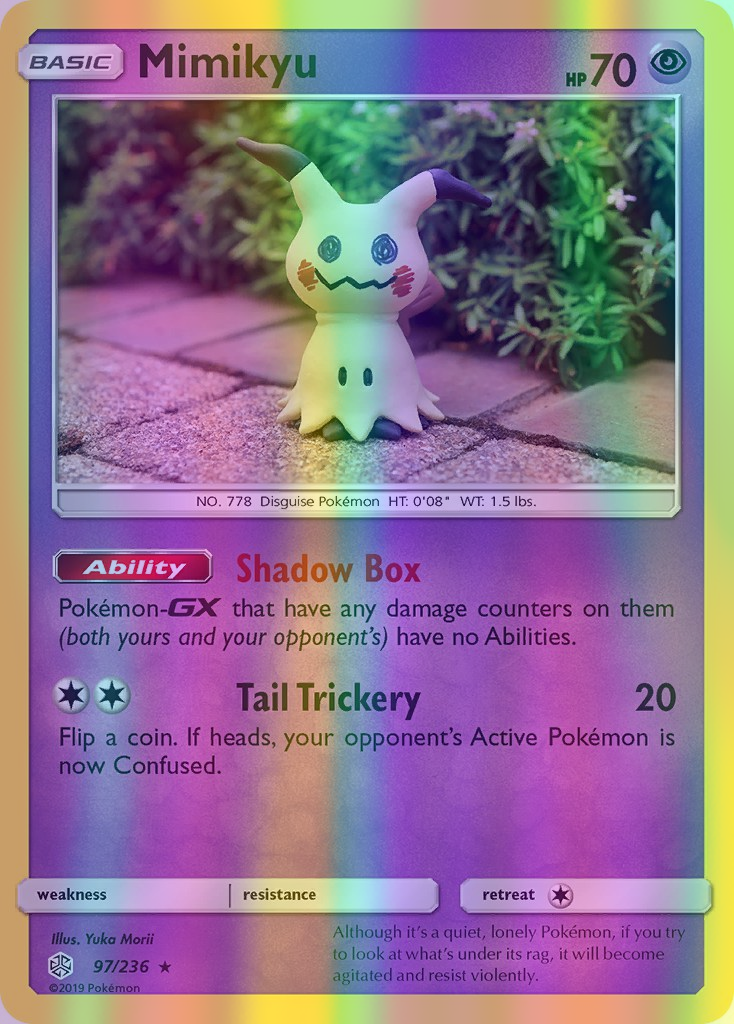 Mimikyu - 097/236 (CEC) Rare - Near Mint Reverse Holofoil