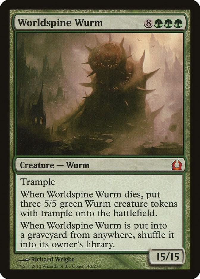 Worldspine Wurm (RTR-M) Damaged