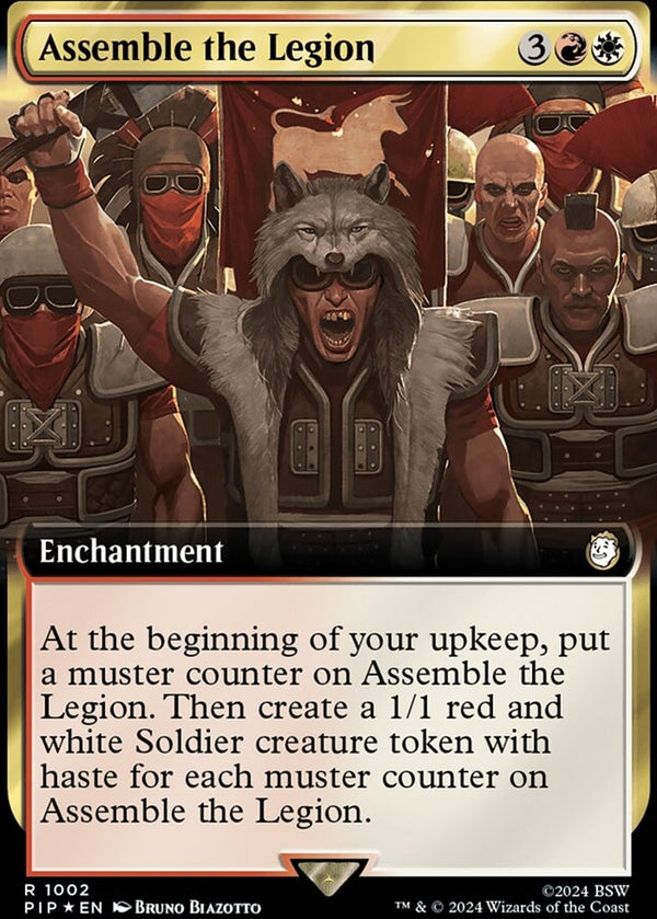 Assemble the Legion [#1002 Extended Art Surge Foil] (PIP-R)