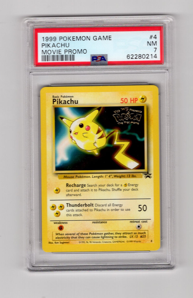 Pikachu - 004 (BSP) Promo - Light Play (Graded - PSA 7)