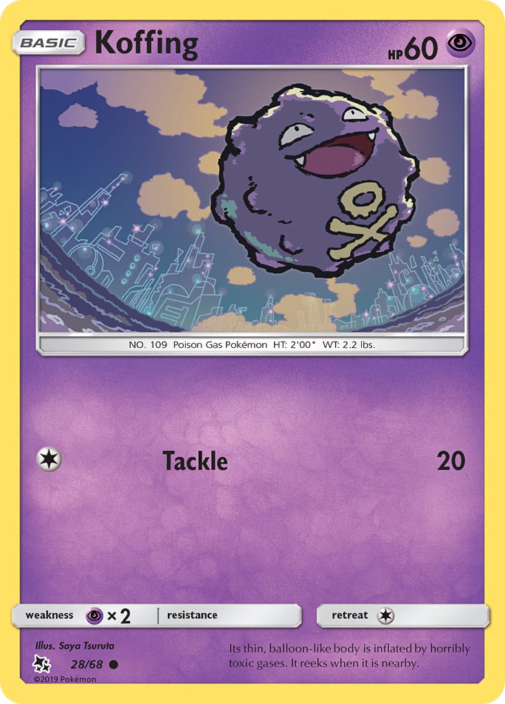 Koffing - 28/68 (HIF) Common - Near Mint