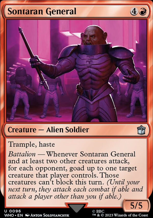 Sontaran General [#0096 New Cards] (WHO-U)