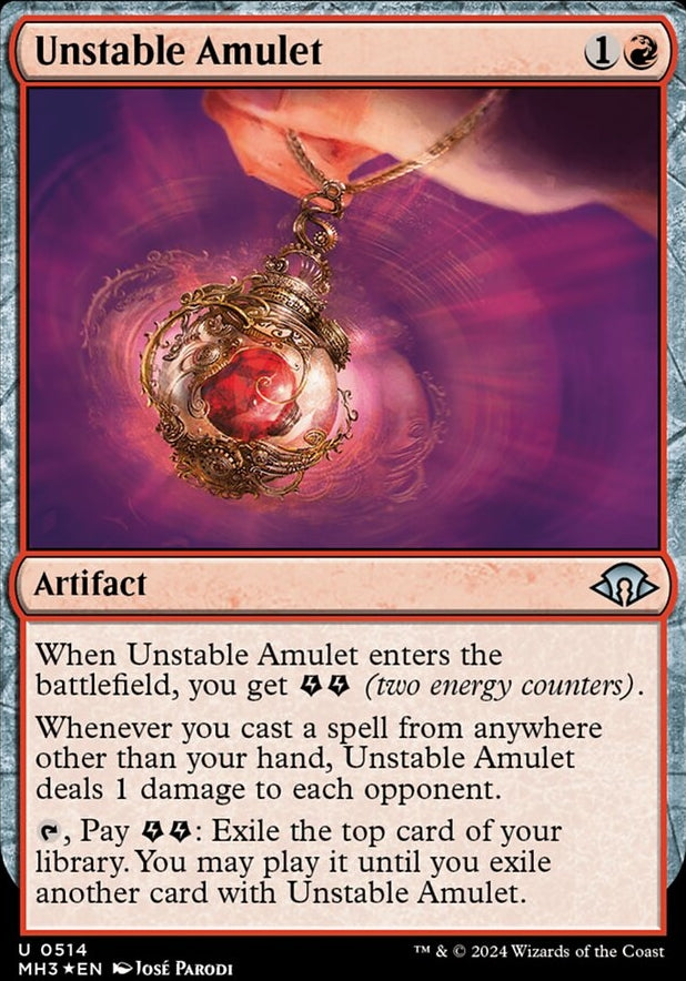 Unstable Amulet [#0514 Ripple Foil] (MH3-U)