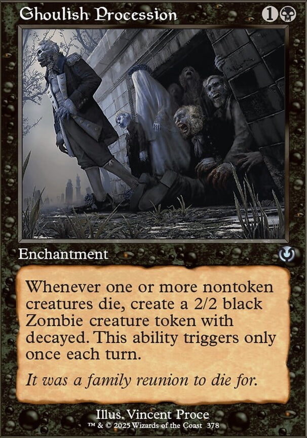 Ghoulish Procession [ #0378 Retro Frame ] (INR-U)