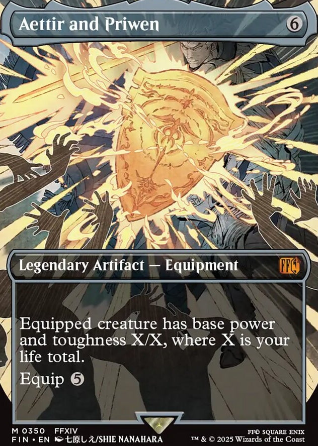 Aettir and Priwen [ #0350 Borderless Alternate Art ] (FIN-M)