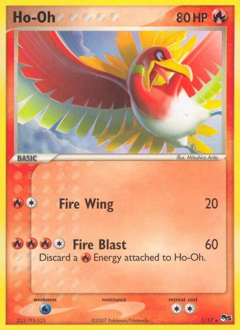 Ho-Oh (1/17) Holofoil - POP Series 5 (POP)