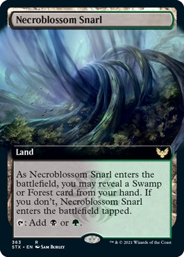 Necroblossom Snarl [#363 Extended Art] (STX-R)