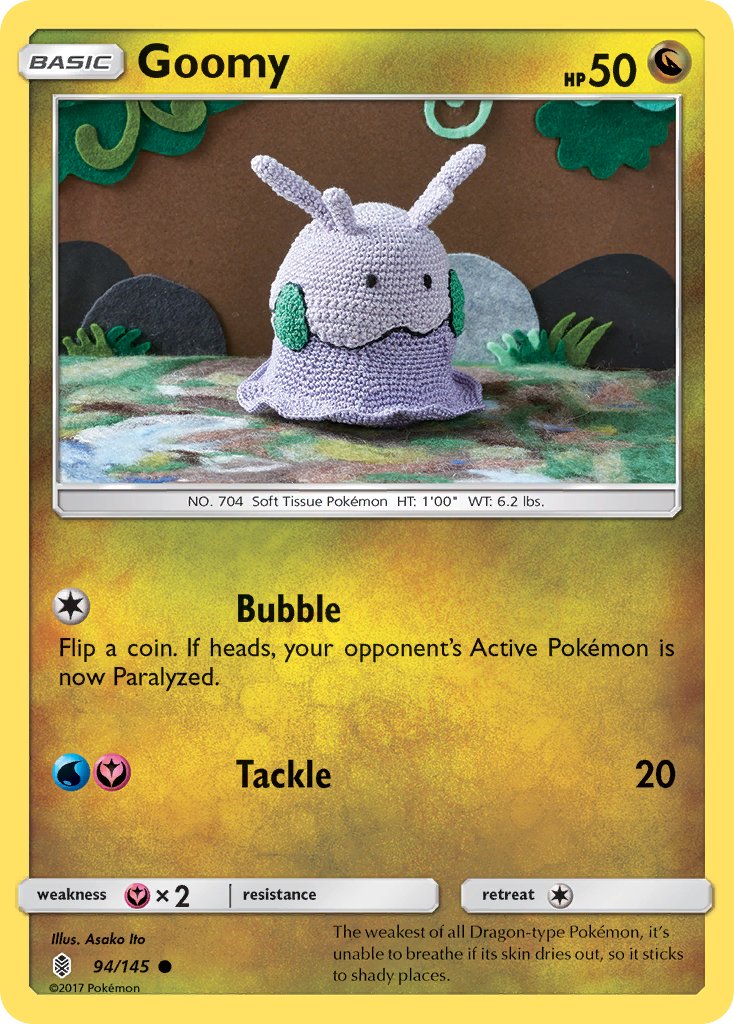 Goomy - 094/145 (SM:GRI) Common - Near Mint