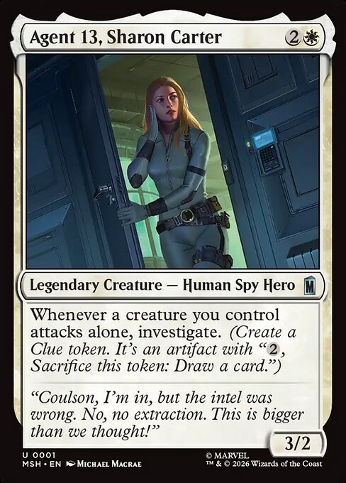 Agent 13, Sharon Carter [ #0001 ] (MSH-U)