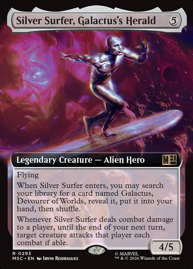 Silver Surfer, Galactus's Herald [ #0293 Extended Art ] (MSC-R)