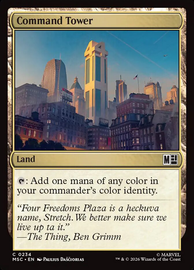 Command Tower [ #0234 Surge Foil ] (MSC-C)