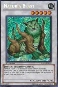 Naturia Beast (HA02-EN026) Secret Rare - Light Played 1st Edition