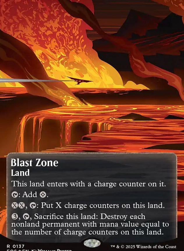 Blast Zone [ #0137 Galaxy Foil Poster Stellar Sights ] (EOS-R)