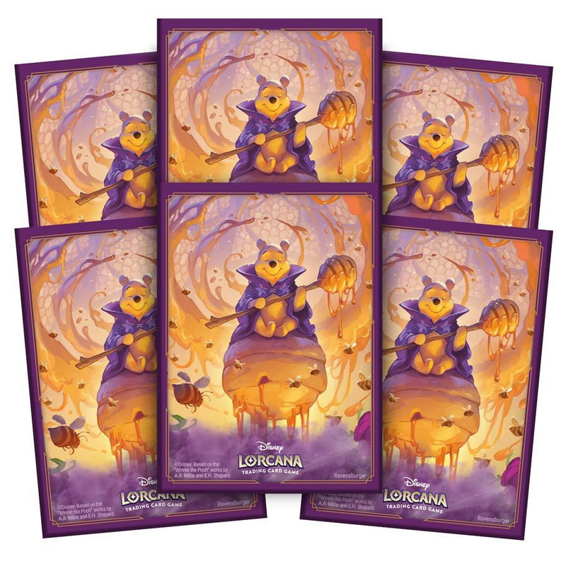 Lorcana TCG: Azurite Sea - Card Sleeves: Pooh (65) (Release Date: 11.15.24) (Available online 11.25.24)