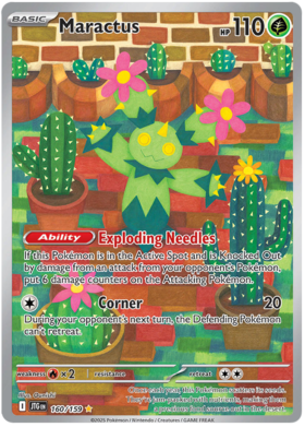 Maractus - 160/159 (JTG) Illustration Rare