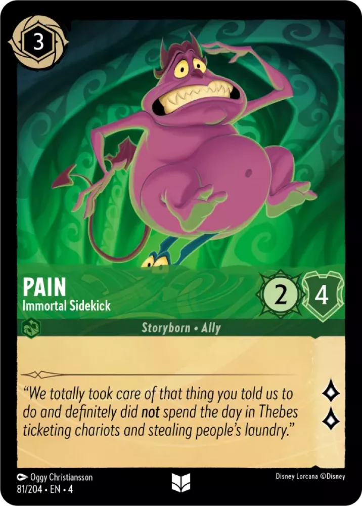 Pain - Immortal Sidekick (Ursula's Return 081/204) Uncommon - Near Mint