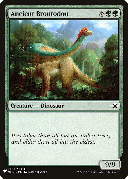 Ancient Brontodon [Mystery Booster
