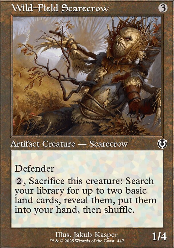 Wild-Field Scarecrow [ #0447 Retro Frame ] (INR-C-FOIL)