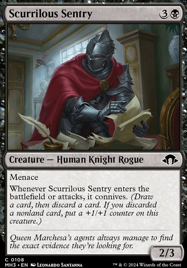 Scurrilous Sentry [#0108] (MH3-C-FOIL)