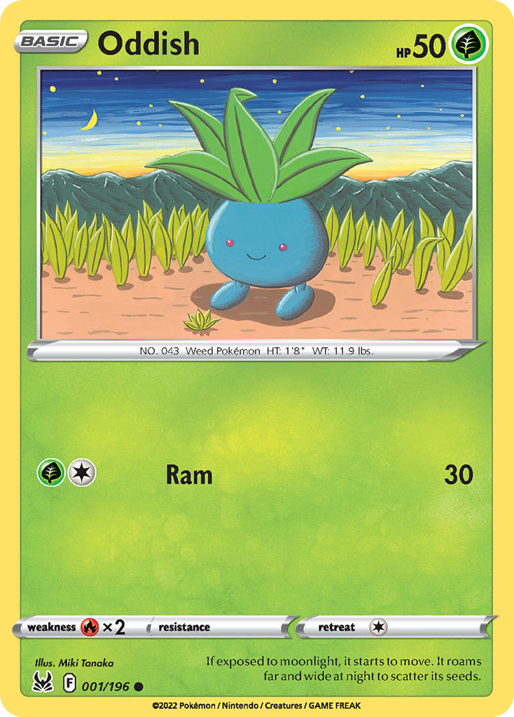 Oddish - 001/196 (SWSH11) Common - Near Mint