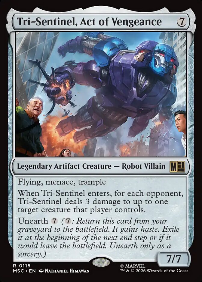 Tri-Sentinel, Act of Vengeance [ #0115 ] (MSC-R)