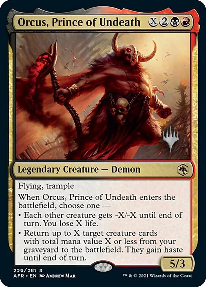Orcus, Prince of Undeath (AFR-R-PP)