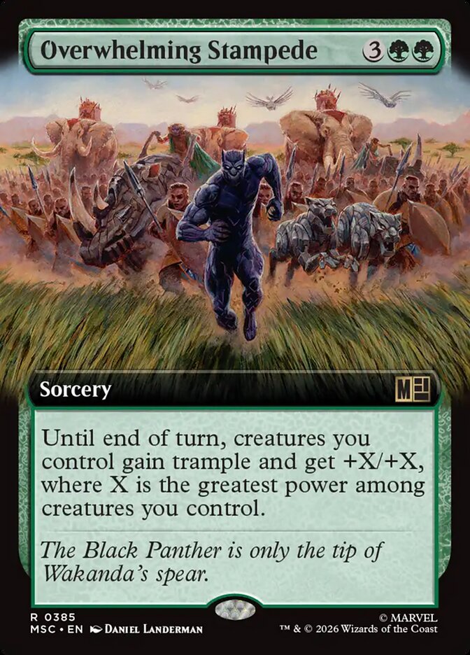 Overwhelming Stampede [ #0385 Extended Art ] (MSC-R)