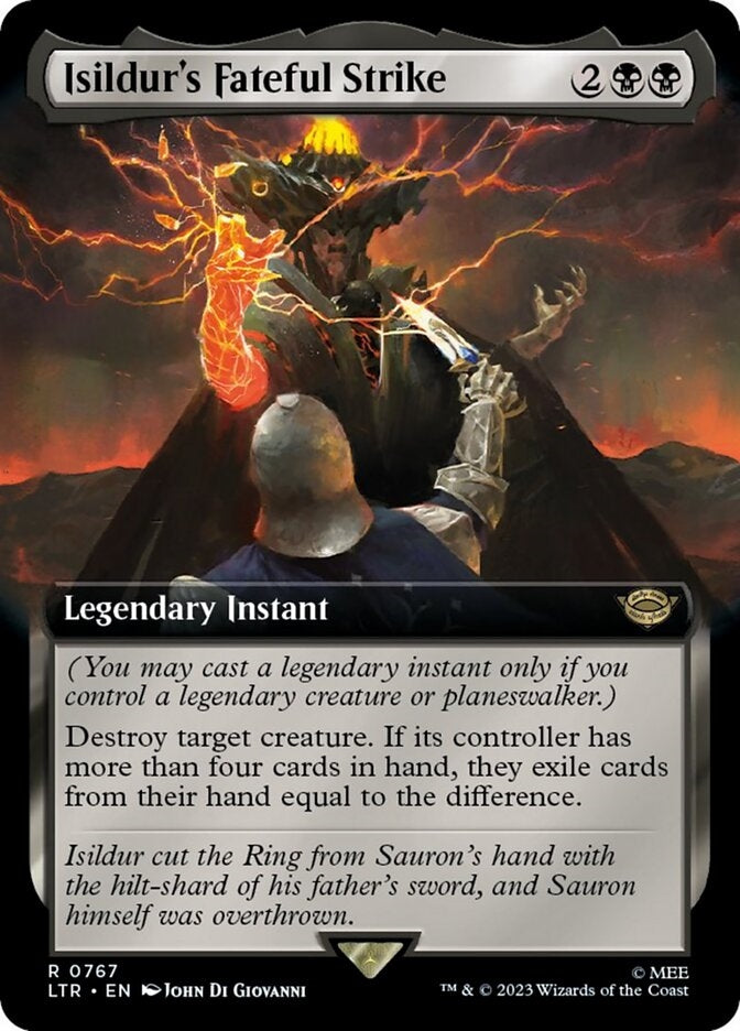 Isildur's Fateful Strike [#0767 Burst Foil] (LTR-R)
