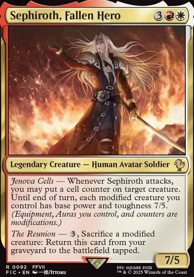 Sephiroth, Fallen Hero [ #0092 ] (FIC-R)